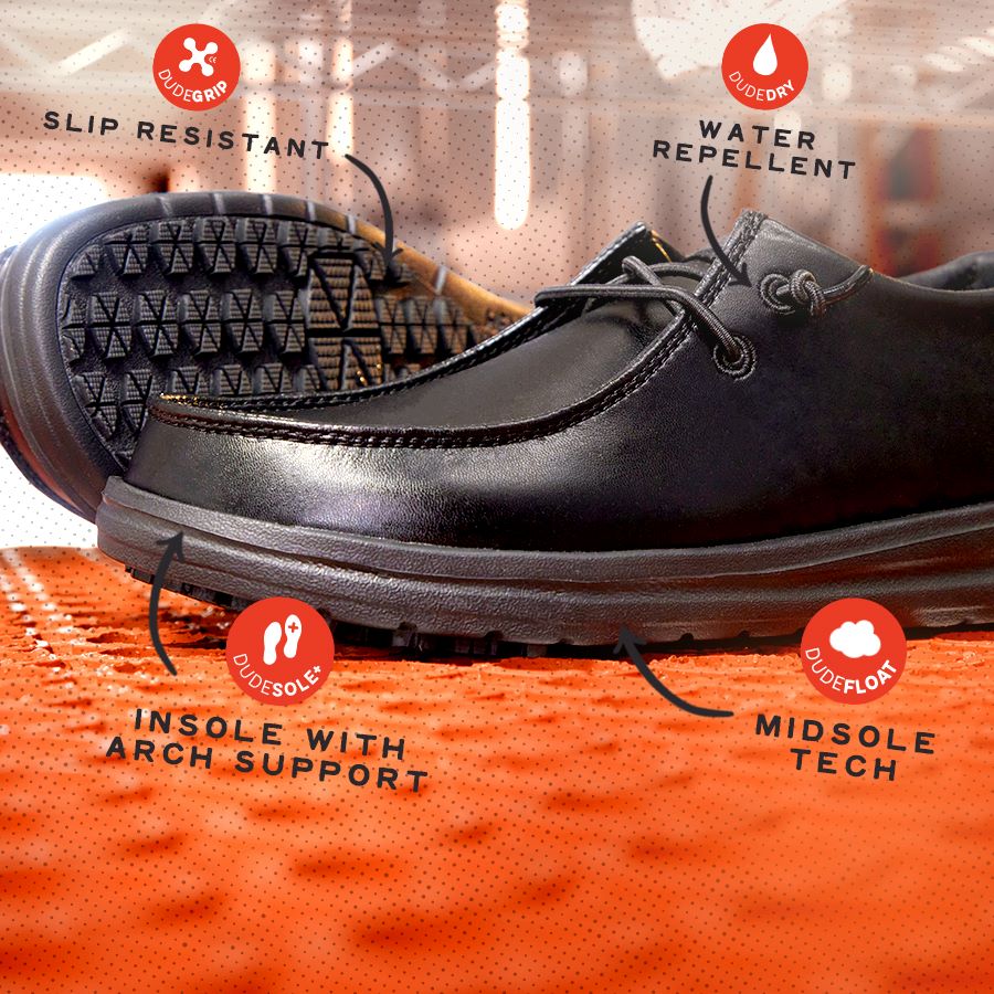 Wally Work CE Classic Slip Resistant – Black - Image 2