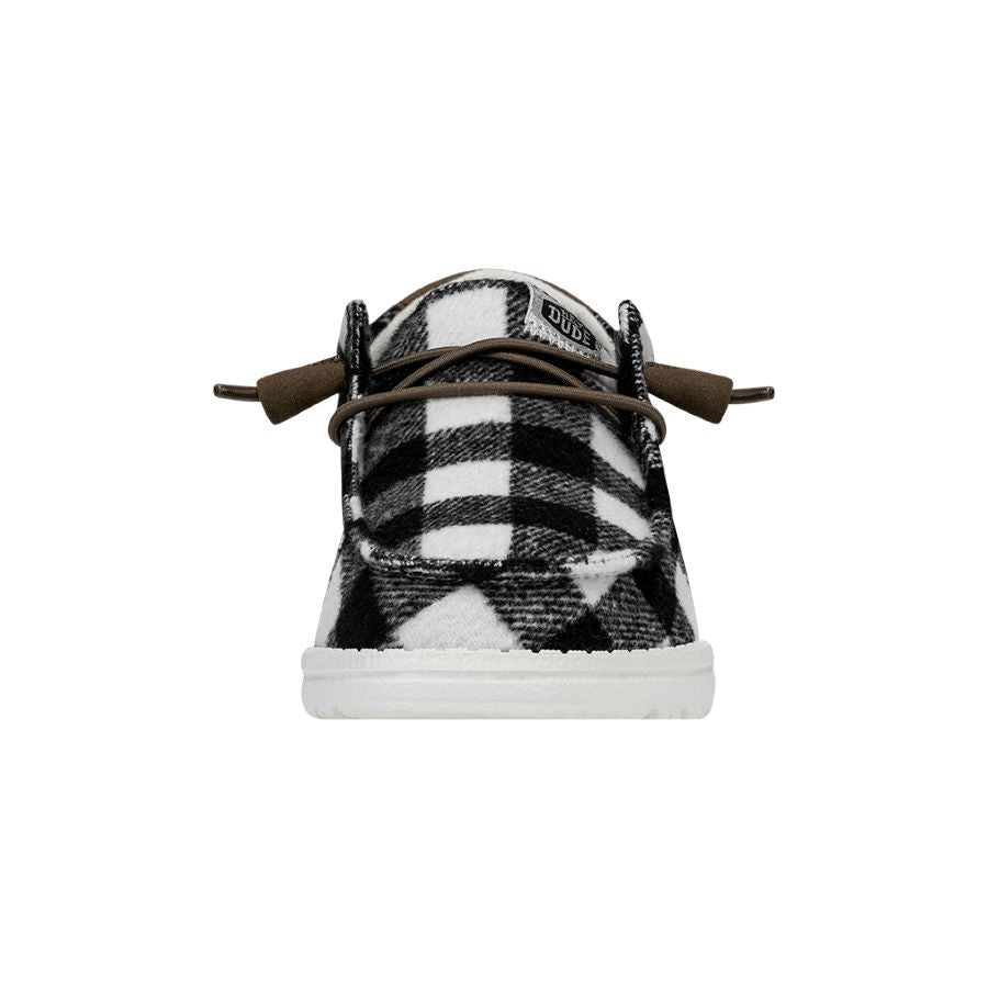 Wendy Buffalo Plaid – White and Black Plaid - Image 4