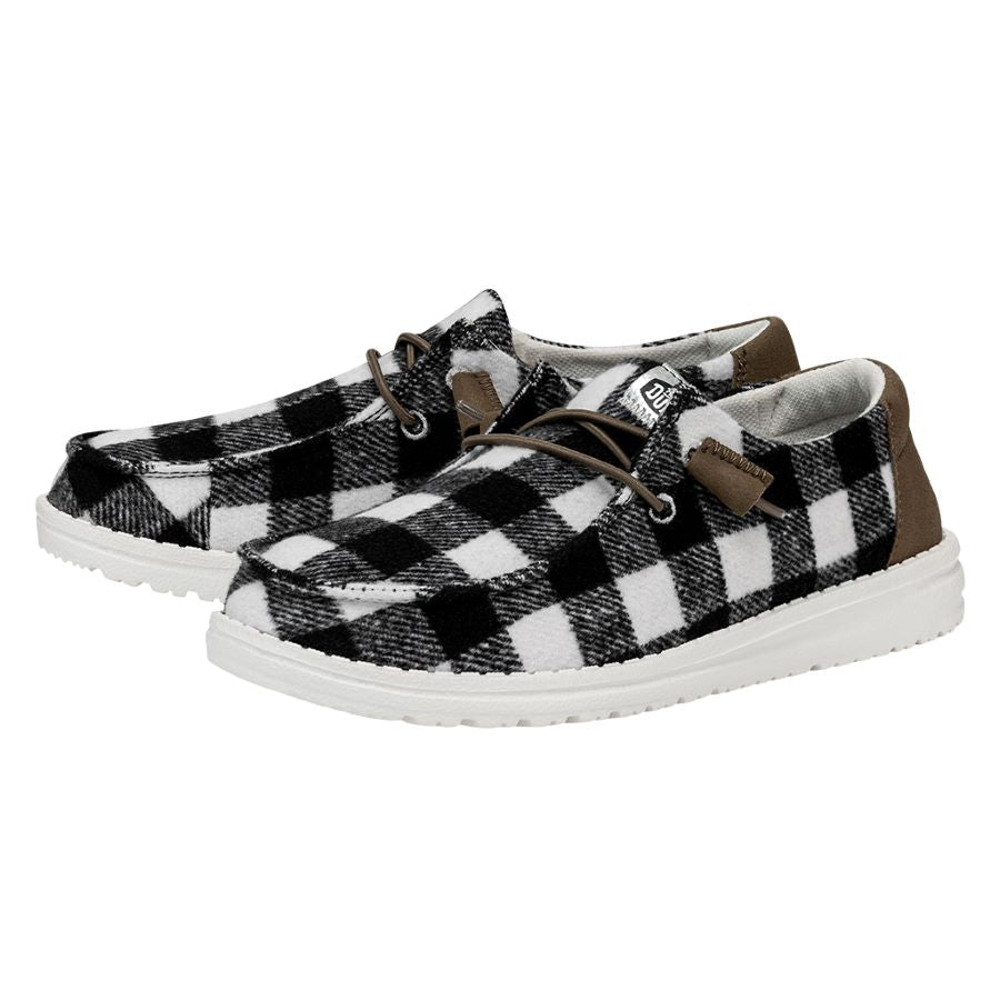 Wendy Buffalo Plaid – White and Black Plaid - Image 2
