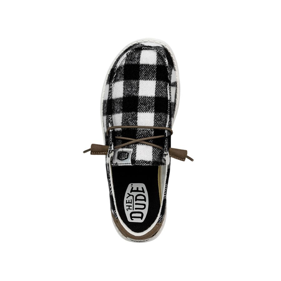 Wendy Buffalo Plaid – White and Black Plaid - Image 6