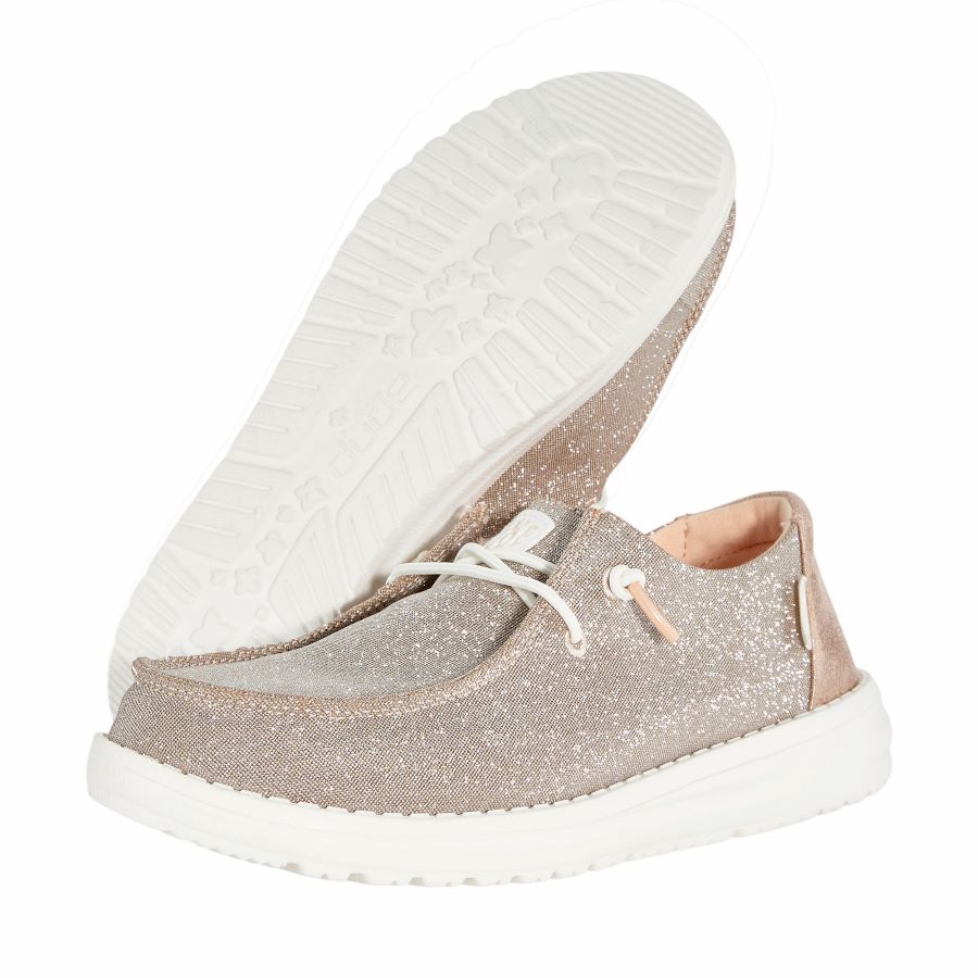 Wendy Toddler Metallic Sparkle – Rose Gold - Image 3