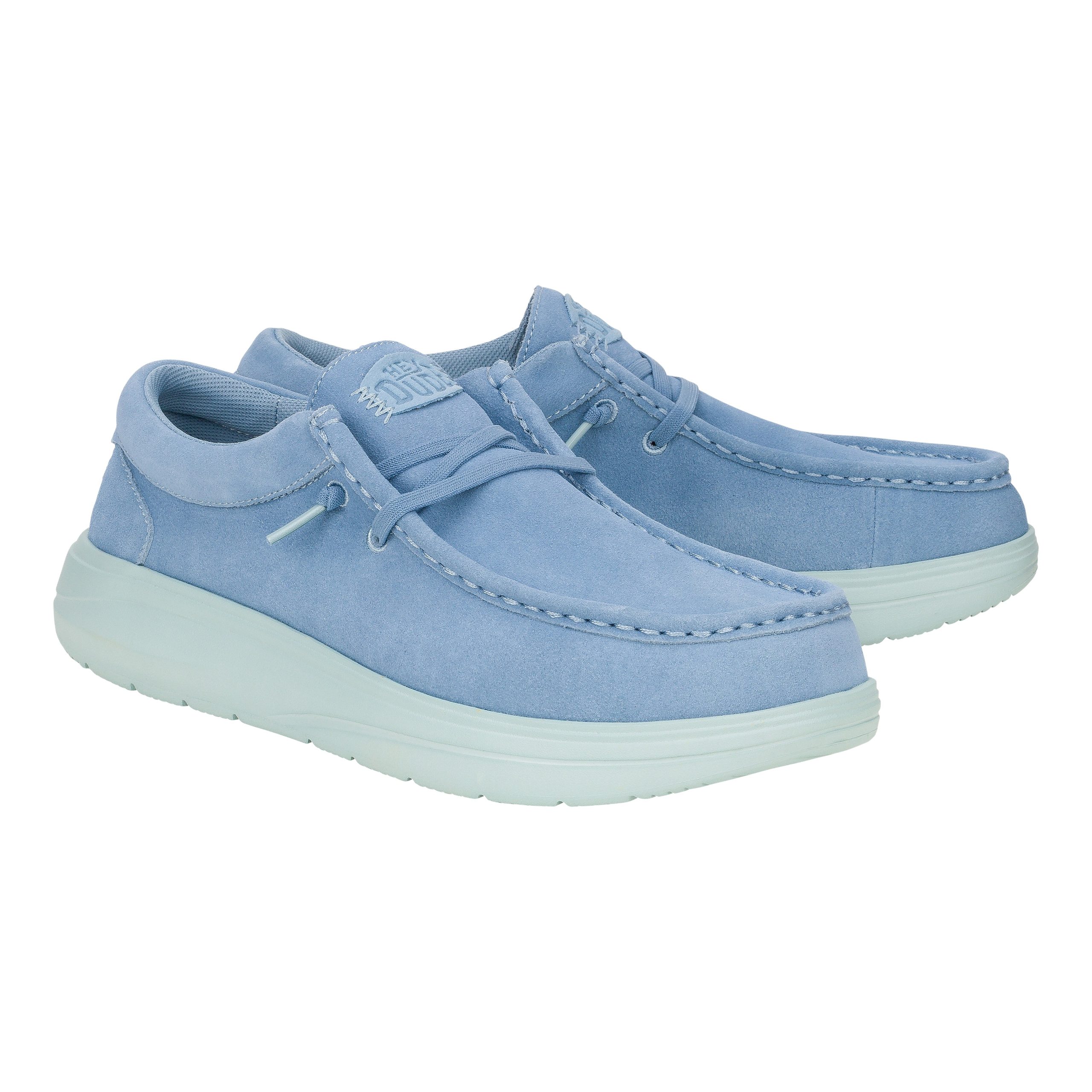 Wally Comf Suede – Faded Denim/Cloud Blue - Image 2