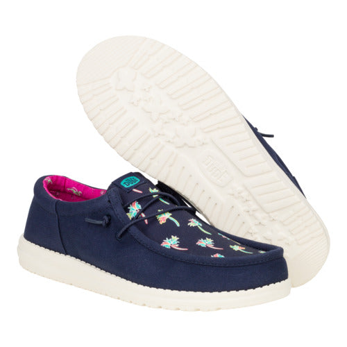 Wally Funk Party Palm – Peacoat Blue/Multi - Image 3