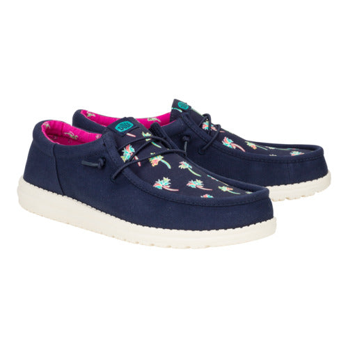 Wally Funk Party Palm – Peacoat Blue/Multi - Image 2