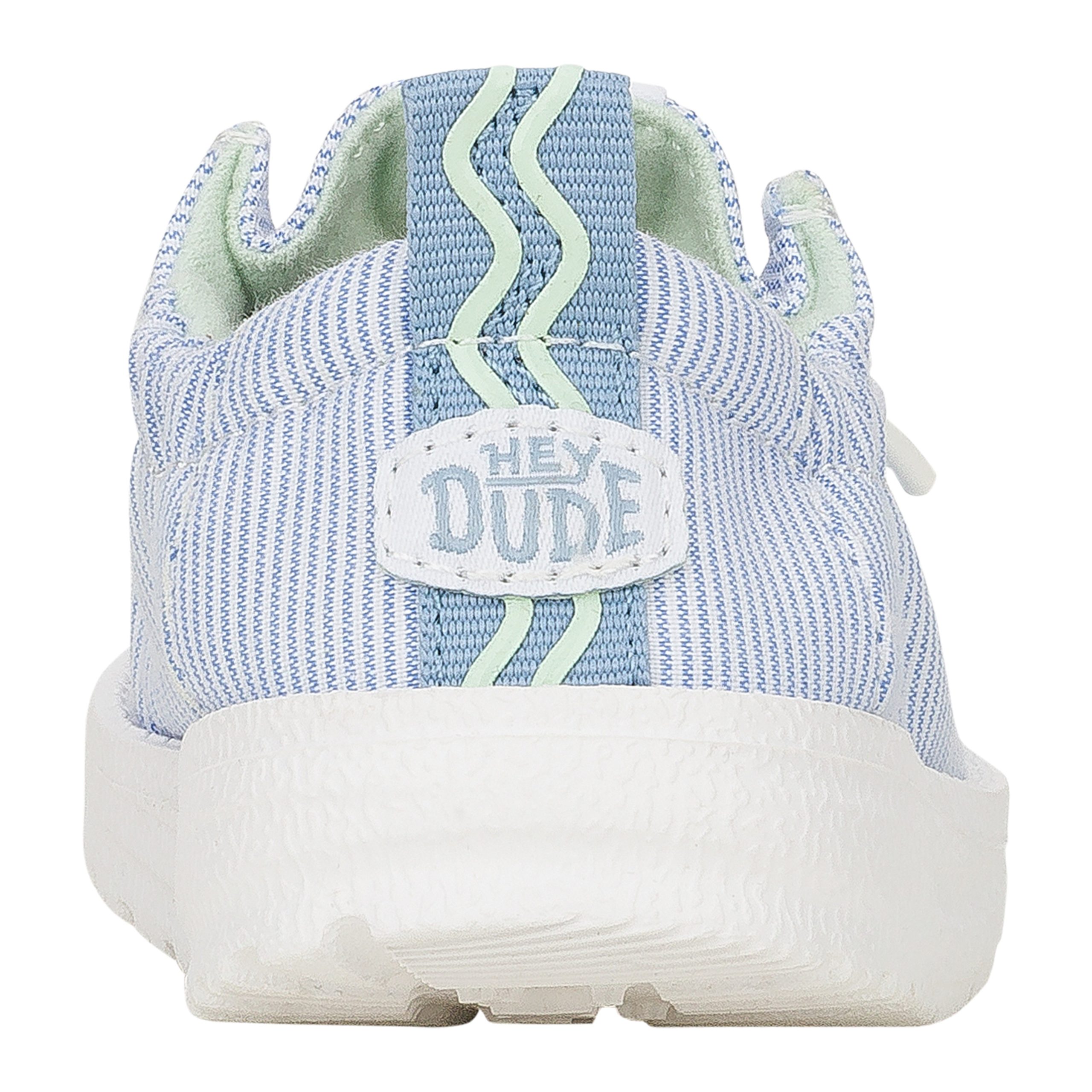 LilDude Slip On Prints – White/Faded Denim - Image 5