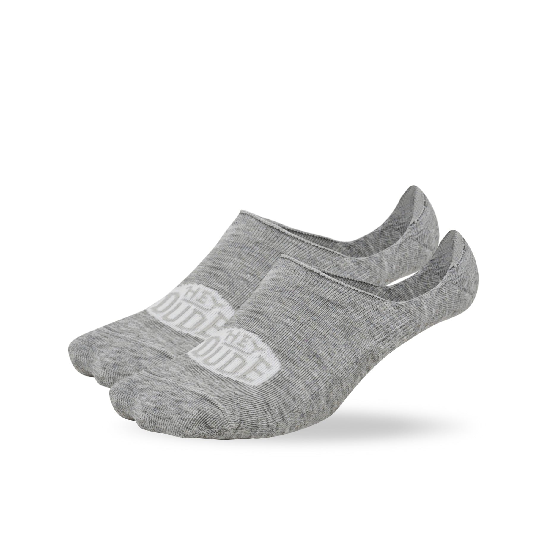 HEYDUDE No Show Sock 3 Pack – Multi Grey/White/Black - Image 4