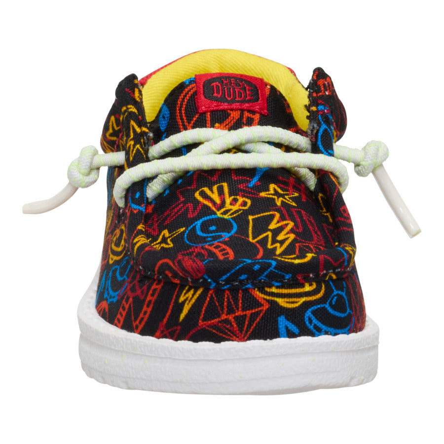 Wally Toddler Space Glow – Black/Red - Image 4