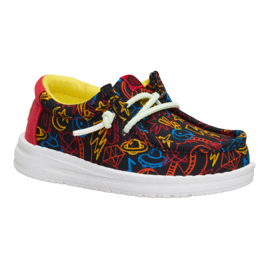 Wally Toddler Space Glow – Black/Red - Image 7