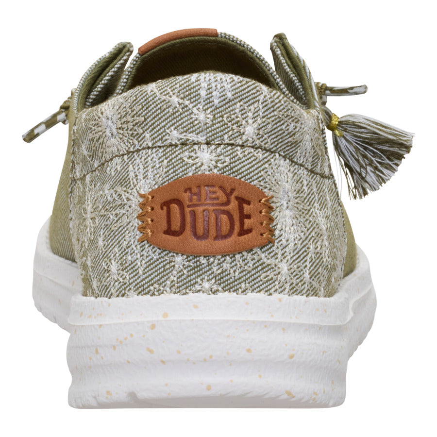 Wendy Funk Embroidered Floral – Olive - Image 5