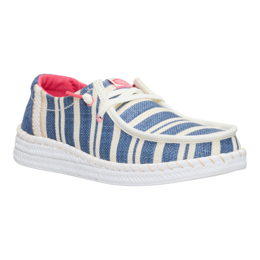 Wendy Espadrille Coast – Navy/White - Image 7