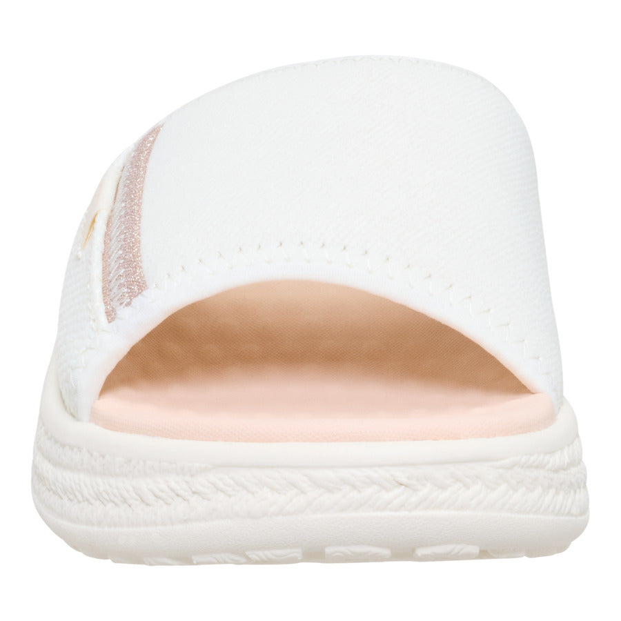 Tide Espadrille Slide – Off White/Tan - Image 4