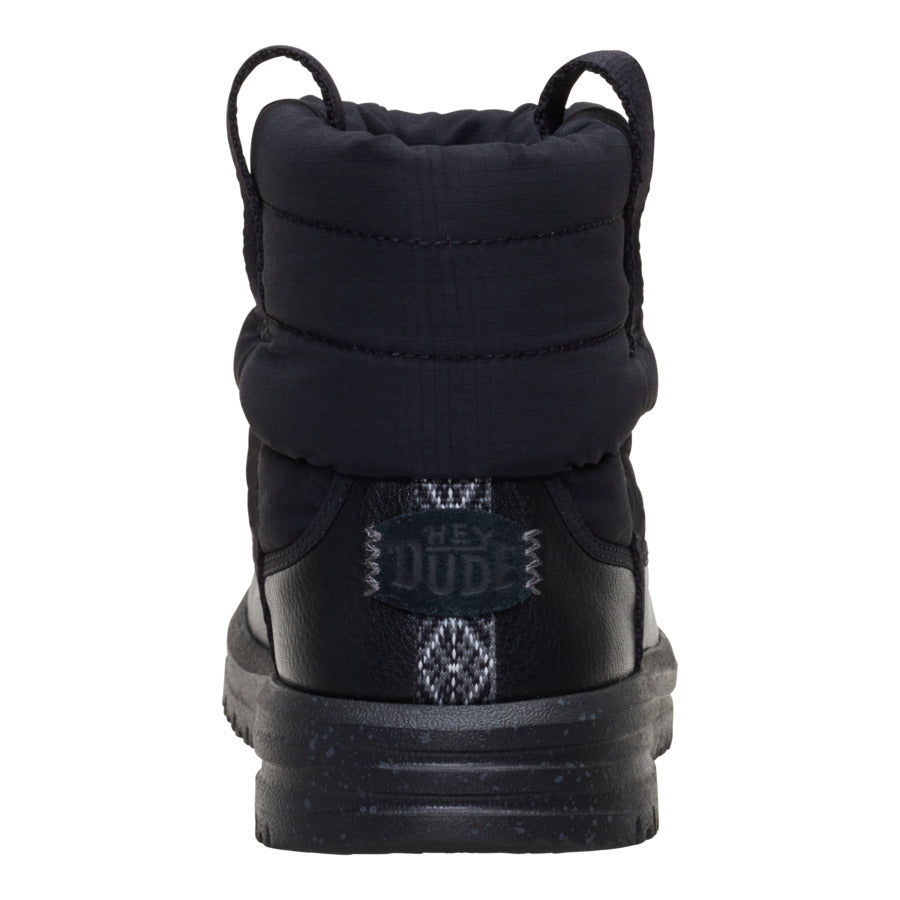 Camden Cuff Nylon Quilt – Black/Black - Image 5