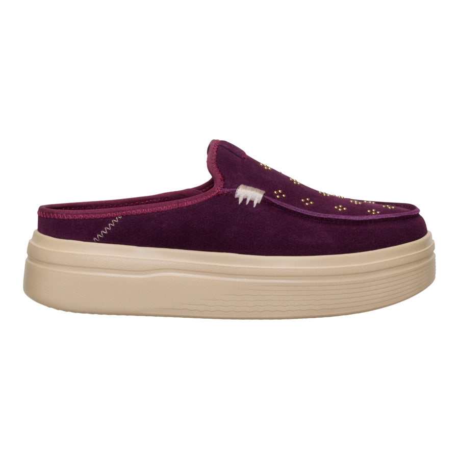 Austin Lift Suede Stud – Fig Purple - Image 8
