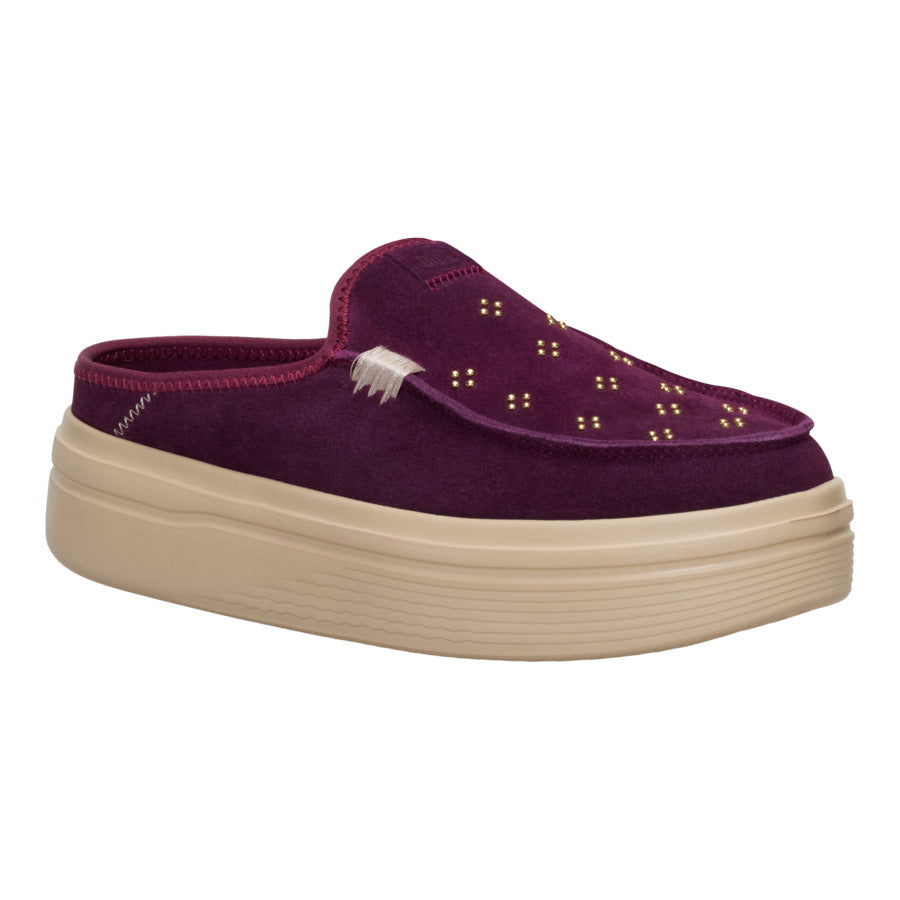 Austin Lift Suede Stud – Fig Purple - Image 7