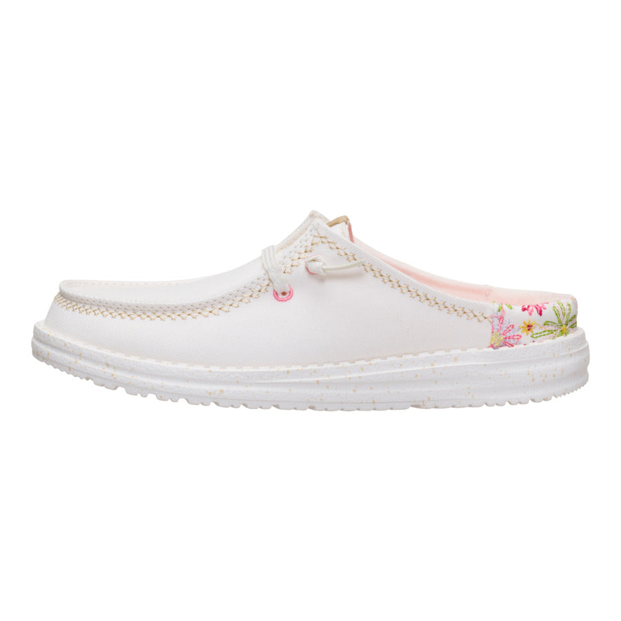 Wendy Slip Embroidered Floral – Off White