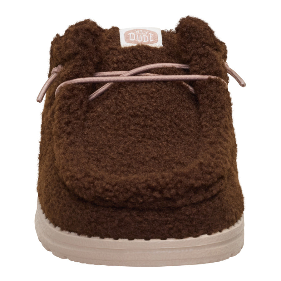 Wendy Slip Sherpa – Dark Brown - Image 4