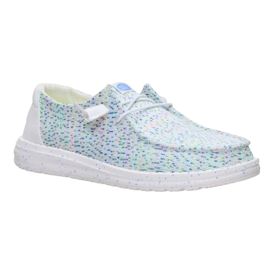 Wendy Stretch Speckle – White/Multi - Image 7