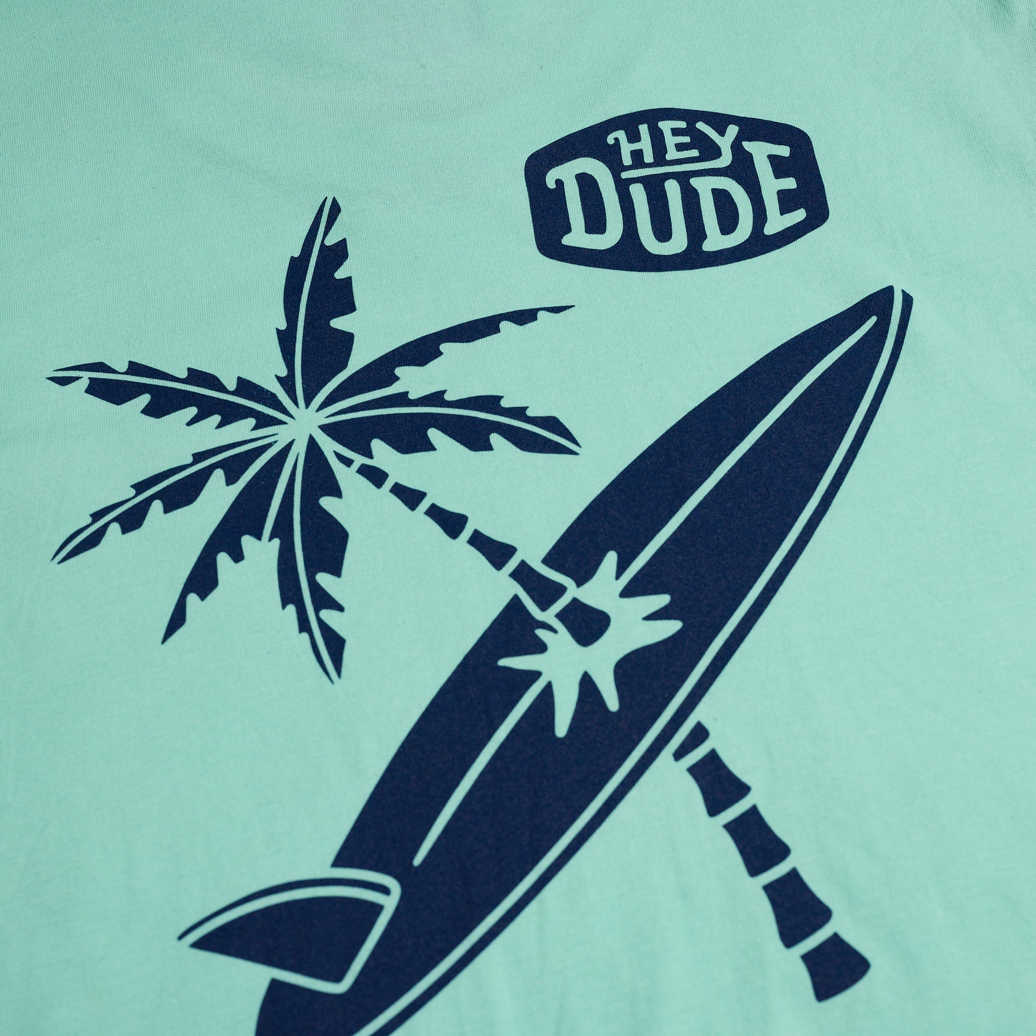 Surfboard Tree Tee – Frothy Green - Image 5