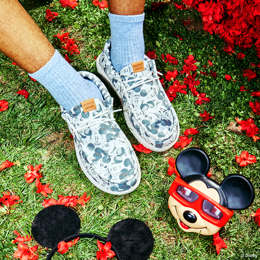 Disney Mickey Mouse Print Wally ÿ Grey/Multi - Image 2