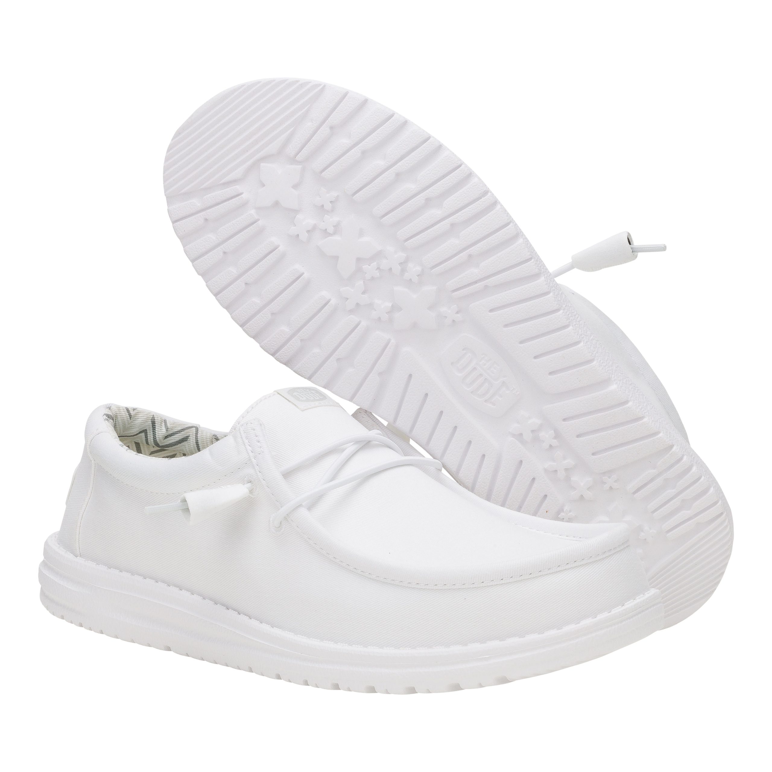 Wally Stretch Canvas Wide ÿ White/White - Image 3