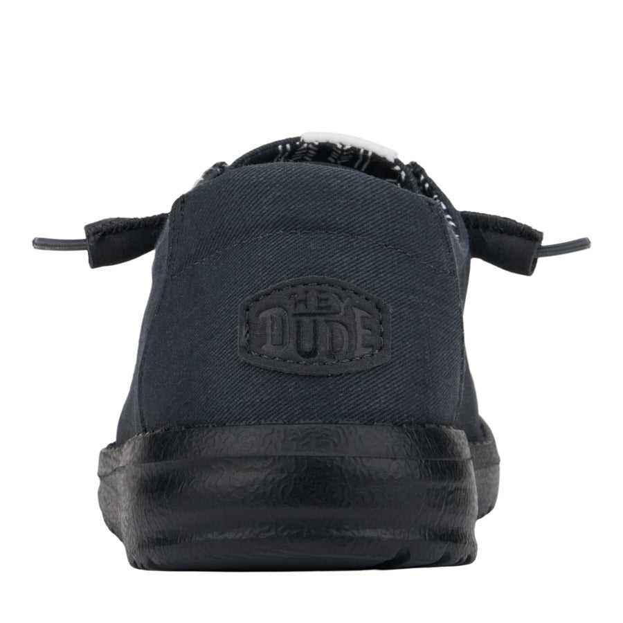 Wendy Stretch Canvas Wide ÿ Black/Black - Image 5