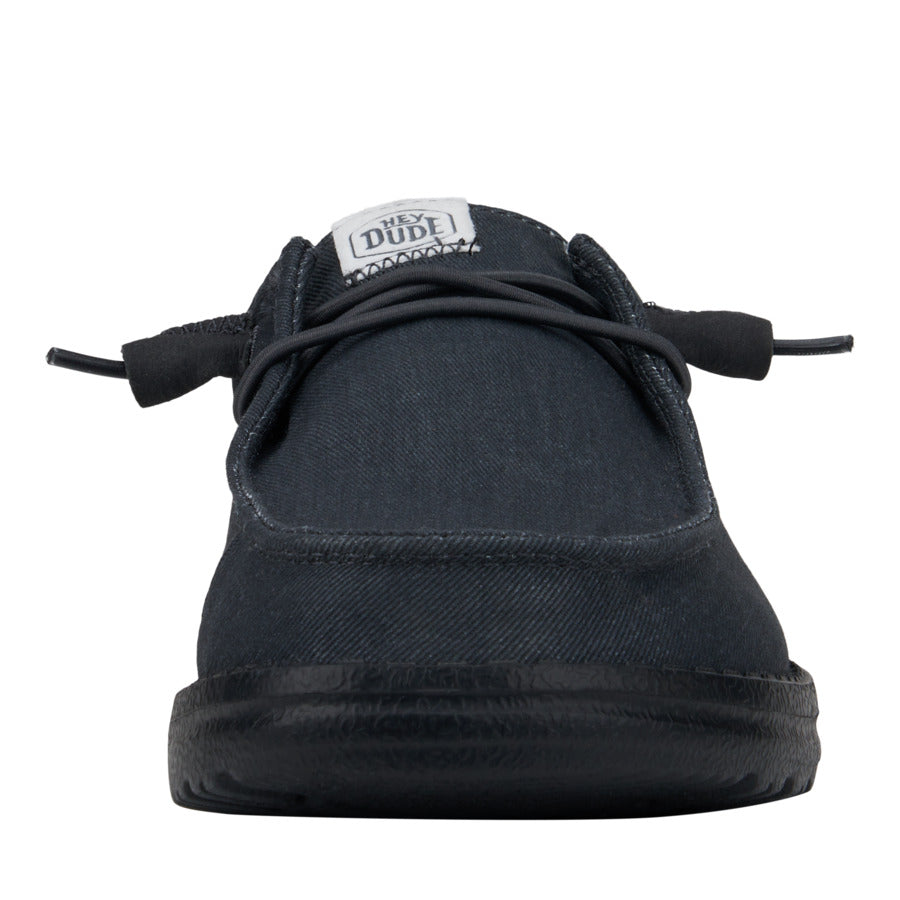 Wendy Stretch Canvas Wide ÿ Black/Black - Image 4