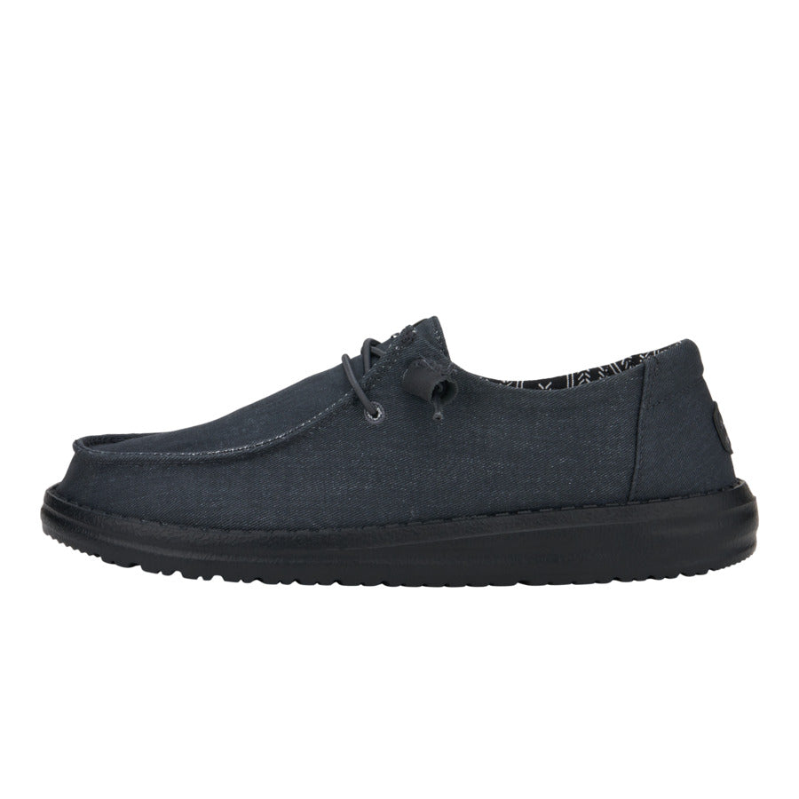 Wendy Stretch Canvas Wide ÿ Black/Black - Image 7