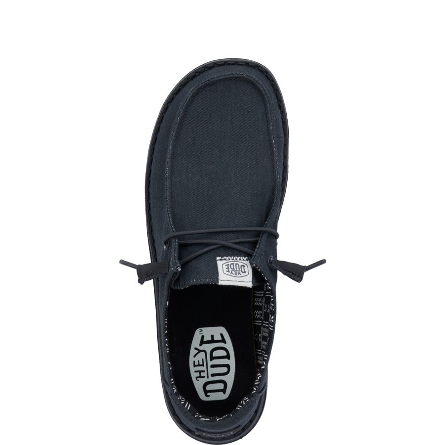 Wendy Stretch Canvas Wide ÿ Black/Black - Image 6