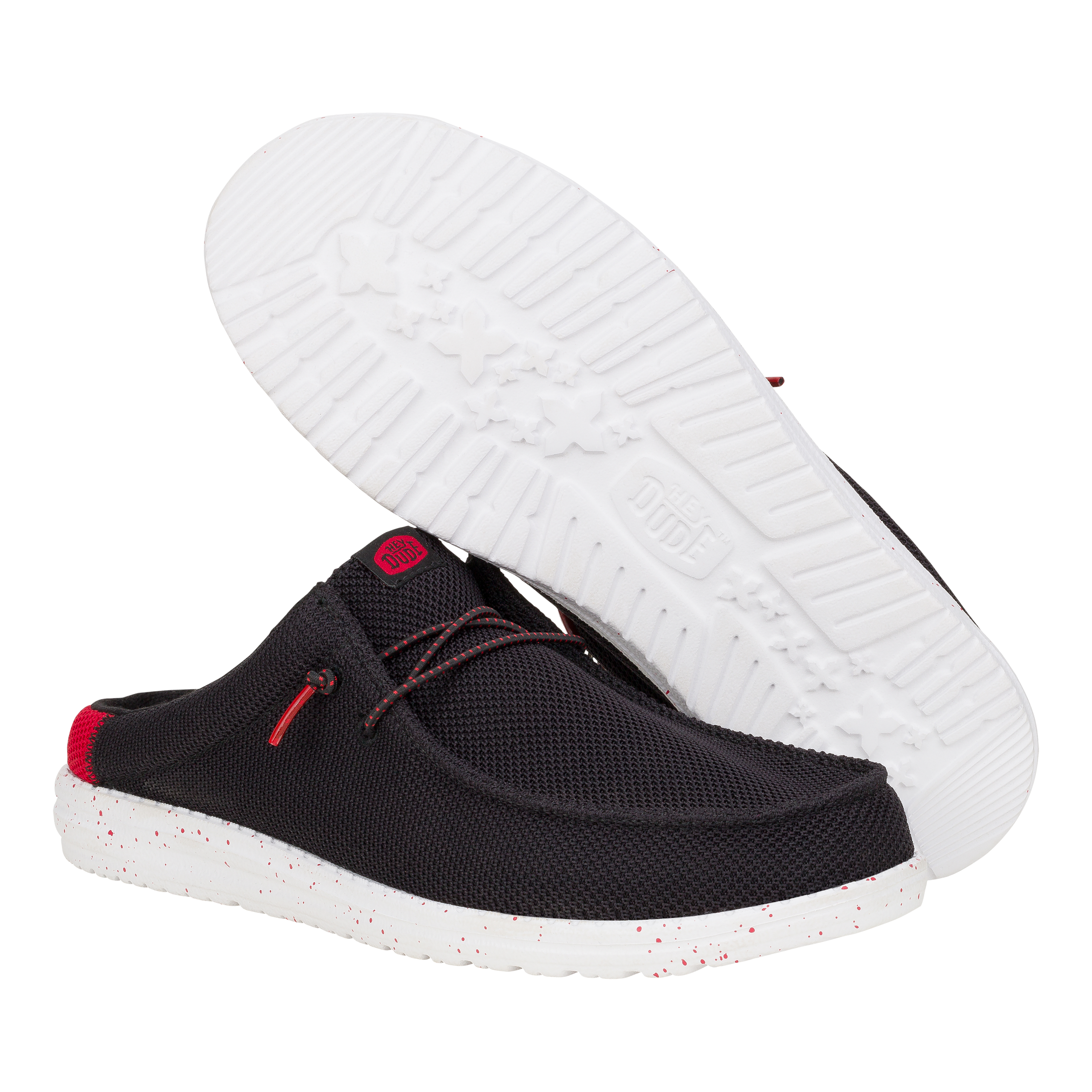 Wally Slip Varsity ÿ Black/Red - Image 3