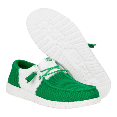 Wally Tri Varsity Mesh ÿ Green/White - Image 3