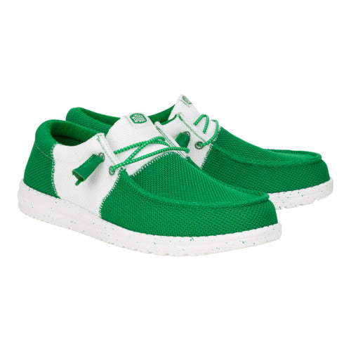 Wally Tri Varsity Mesh ÿ Green/White - Image 2