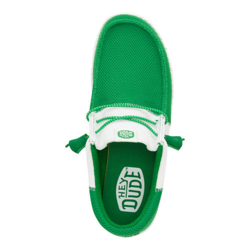 Wally Tri Varsity Mesh ÿ Green/White - Image 6