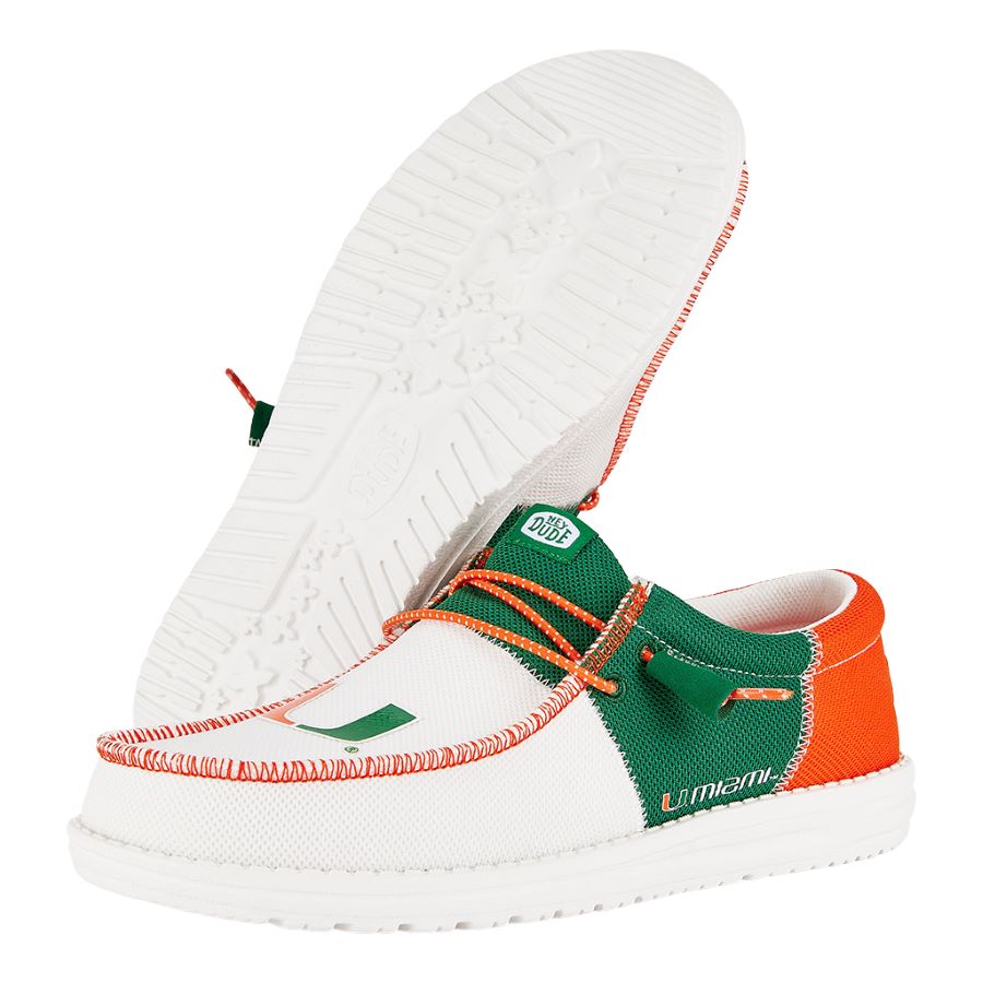 Wally Tri U of Miami ÿ Miami Deep Green/Orange - Image 4