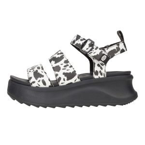 Delray Buckle Animal ÿ Black/White