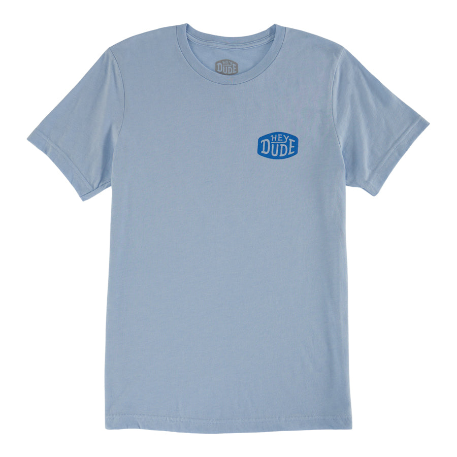 Go To Buckle Tee ÿ Light Blue
