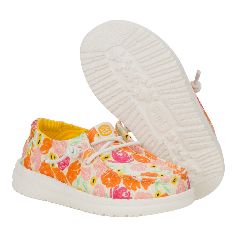 Wendy Toddler Watercolor Florals ÿ Multi/Petal Pink - Image 3