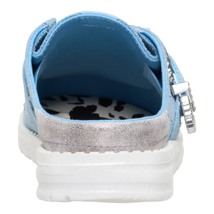 Wendy Slip Buckle Denim ÿ Blue/Multi - Image 5