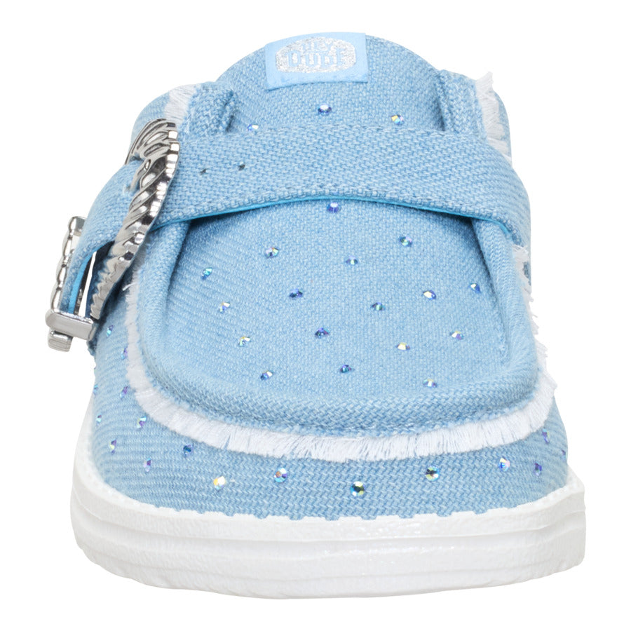 Wendy Slip Buckle Denim ÿ Blue/Multi - Image 4