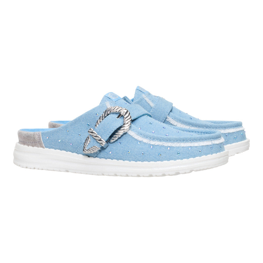 Wendy Slip Buckle Denim ÿ Blue/Multi - Image 2