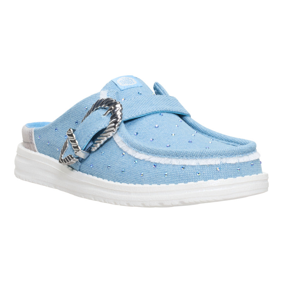 Wendy Slip Buckle Denim ÿ Blue/Multi - Image 7