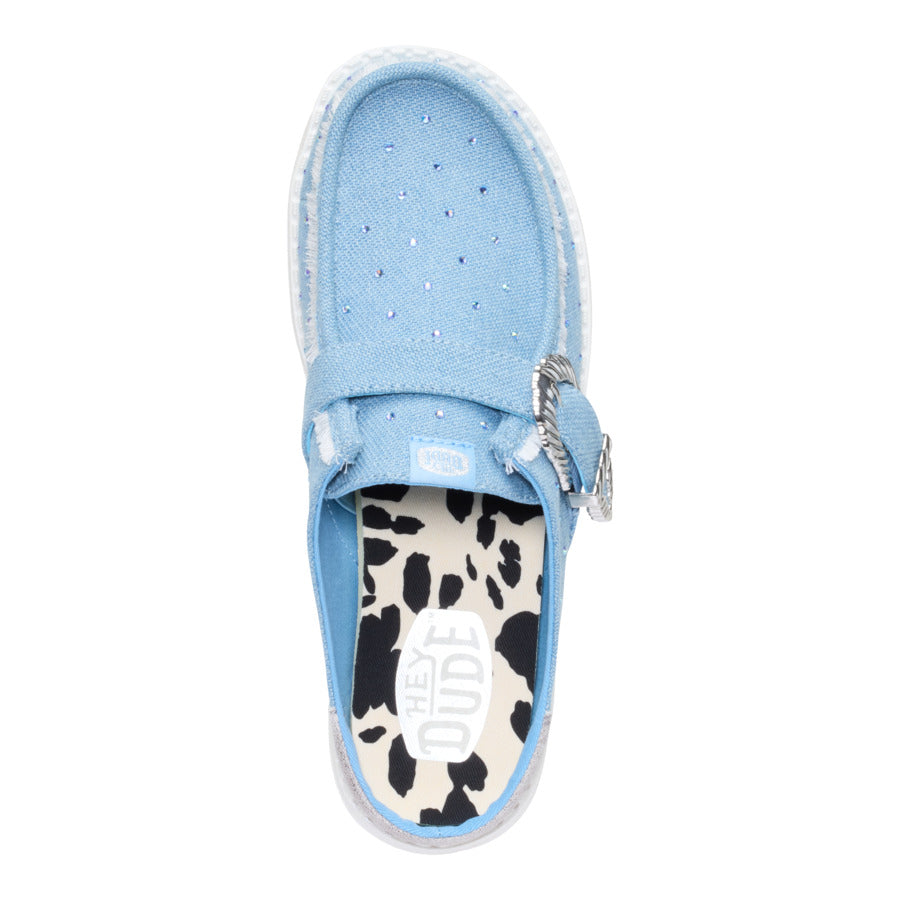Wendy Slip Buckle Denim ÿ Blue/Multi - Image 6