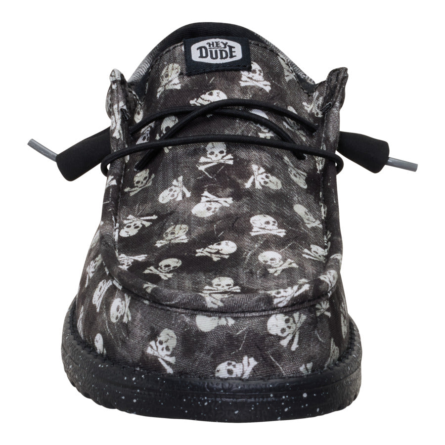 Wally Funk Skull Print ÿ Black/Black Oyster - Image 4
