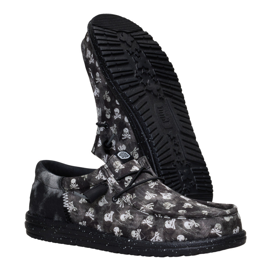 Wally Funk Skull Print ÿ Black/Black Oyster - Image 3