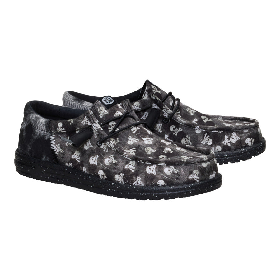 Wally Funk Skull Print ÿ Black/Black Oyster - Image 2