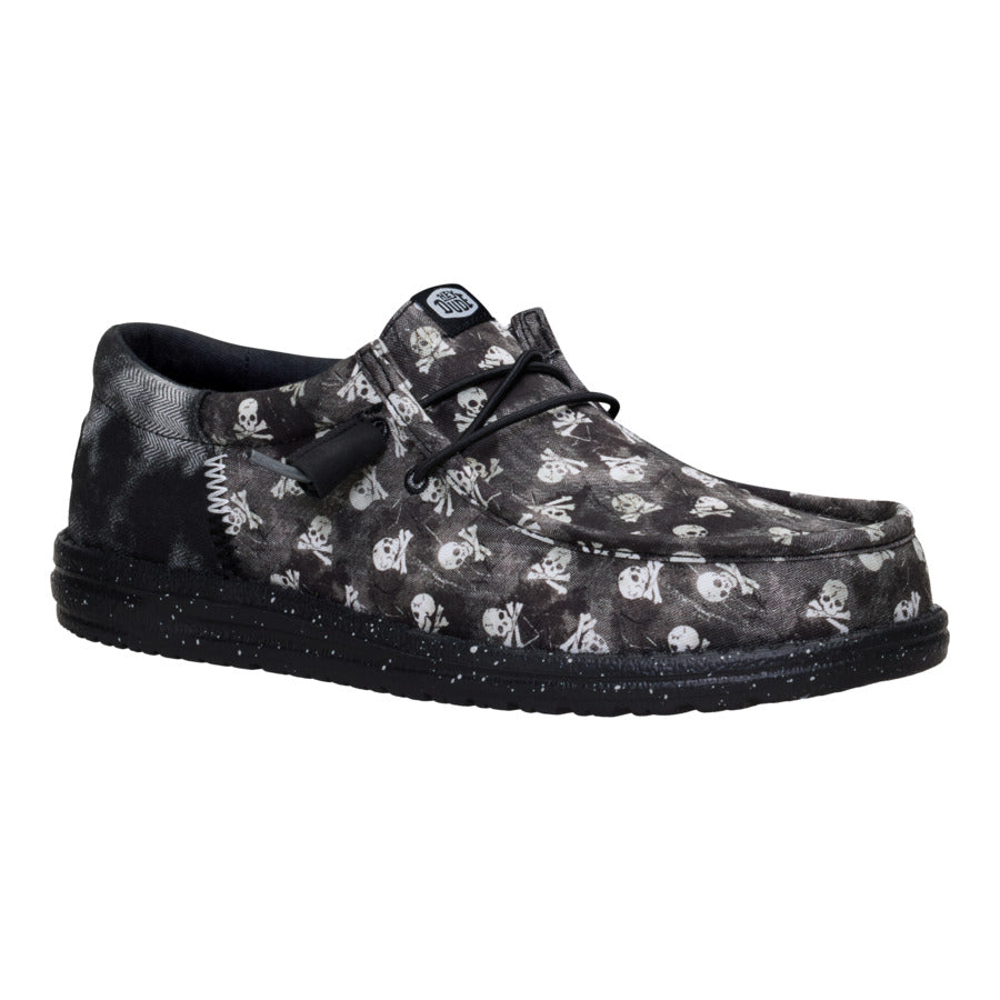 Wally Funk Skull Print ÿ Black/Black Oyster - Image 7