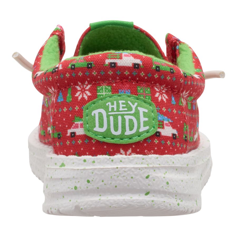 Wally Toddler Holiday Sweater ÿ Red/Green - Image 5