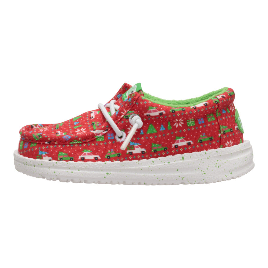 Wally Toddler Holiday Sweater ÿ Red/Green