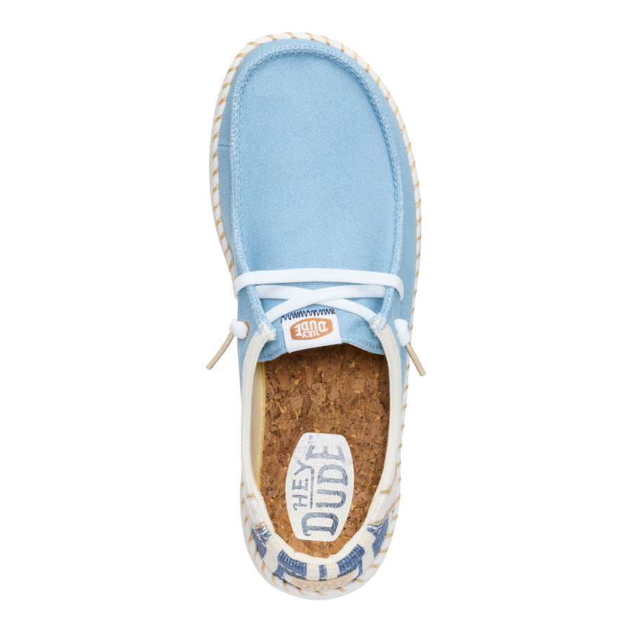 Wendy Espadrille Denim ÿ Light Blue - Image 6