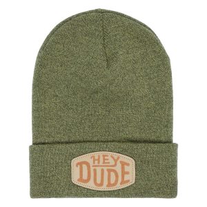 HEYDUDE Patch Beanie ÿ Pine
