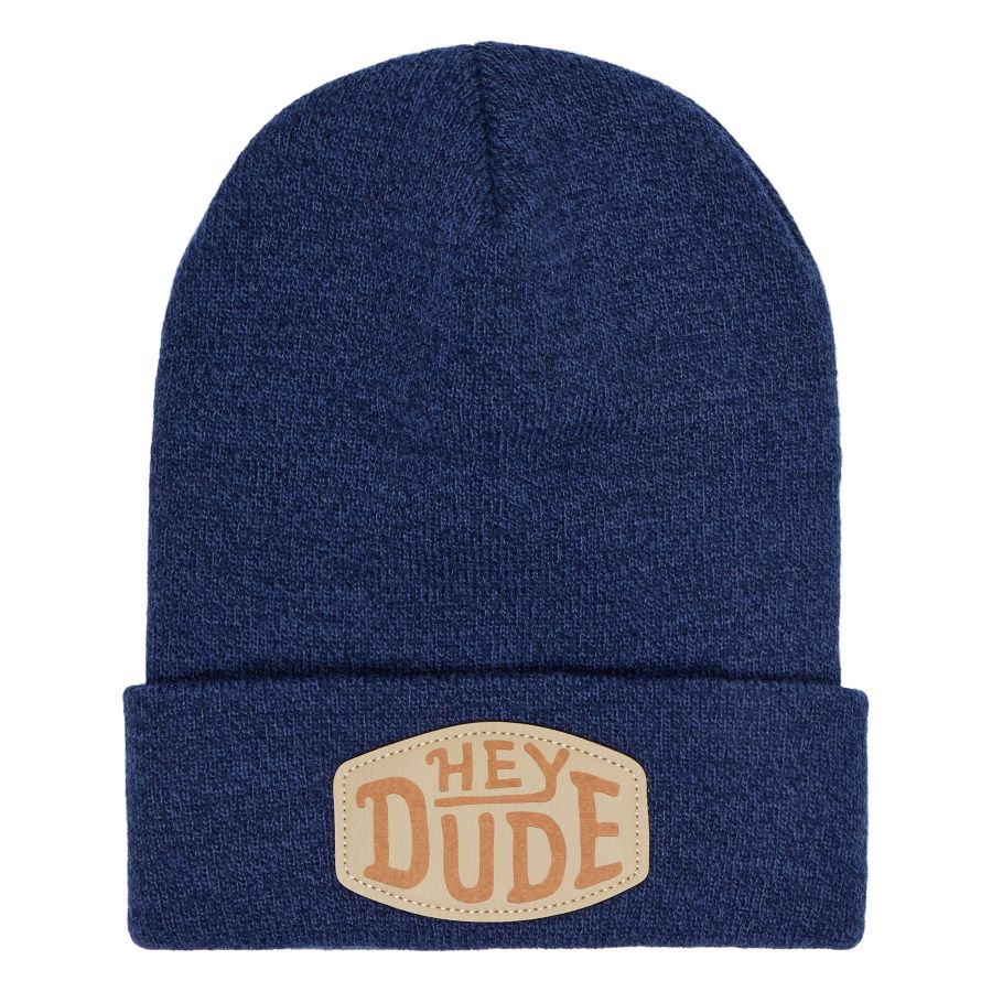 HEYDUDE Patch Beanie ÿ Navy